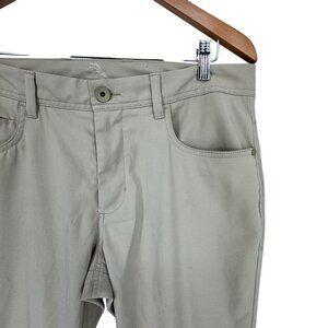 Tommy‎ Bahama Mens Performance Pants Size 34X32 Tan Golf Chino Stretch Comfort